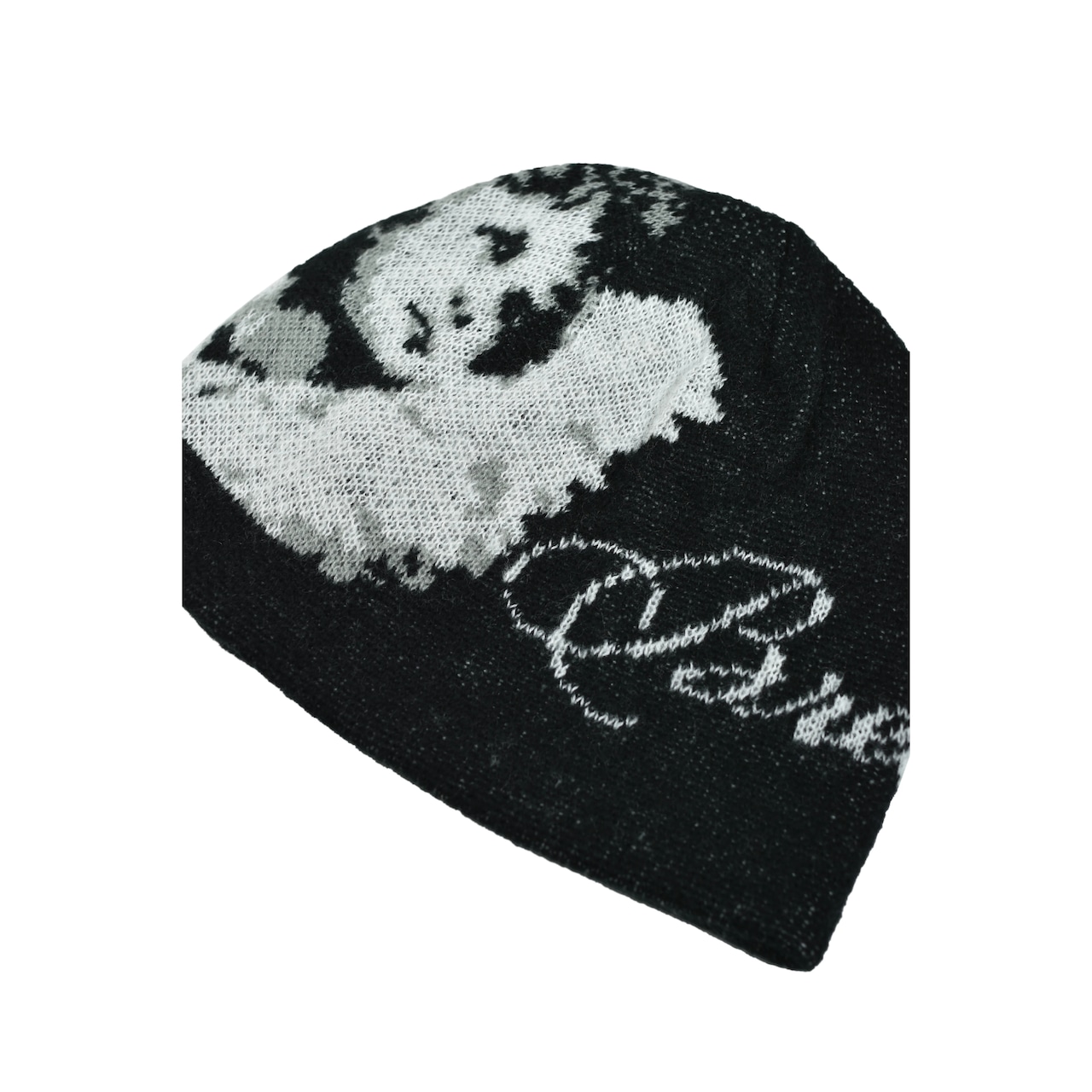 BREATH / angel mohair beanie black