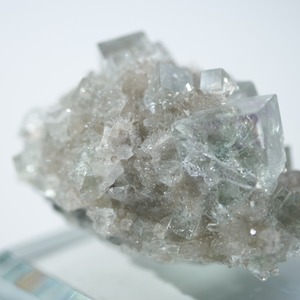 シャンファーリン産 フローライト / スモーキークォーツ / 原石 標本【A_4】