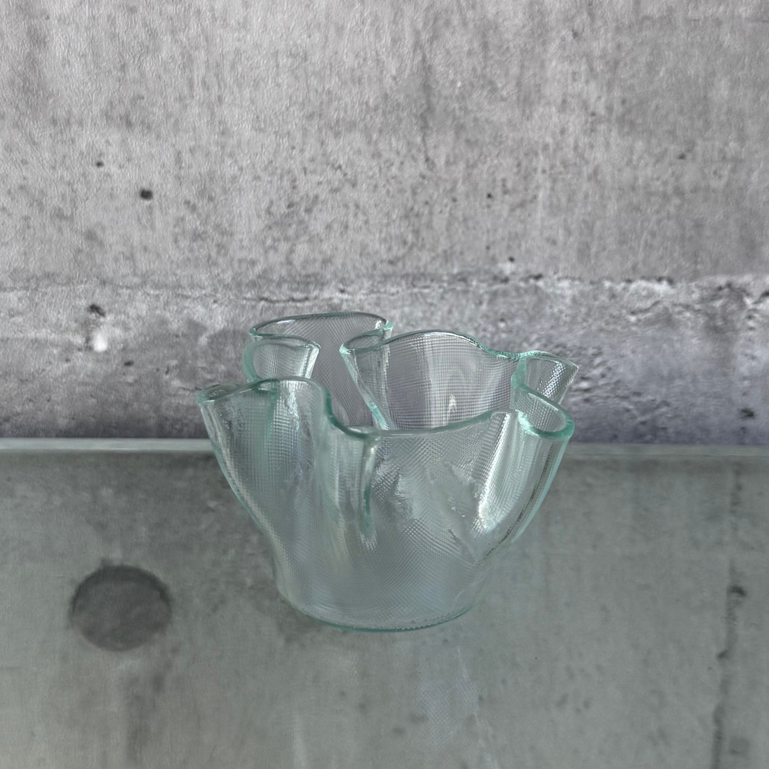 受注生産】レトロガラス丸皿S 夜空 | Lotus roots(ロータスルーツ