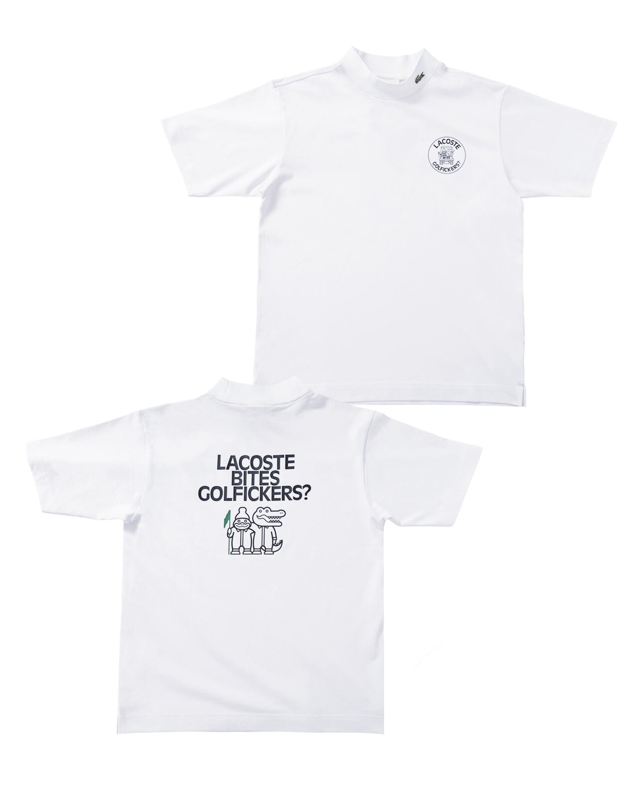 【新品】Golfickersモックネック DO THE RIGHT SWING灰 Golfickers」×「NEW Golfickersモックネック DO THE RIGHT SWING灰