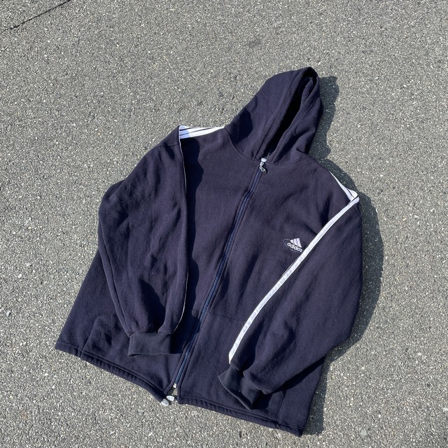 Used “Adidas” Over-sized Zip-up Hoodie | Slay. Used Clothing