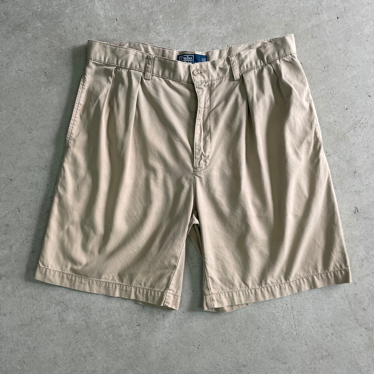 W38] POLO ショーツCHINO SHORTS 2タック90s - ショートパンツ