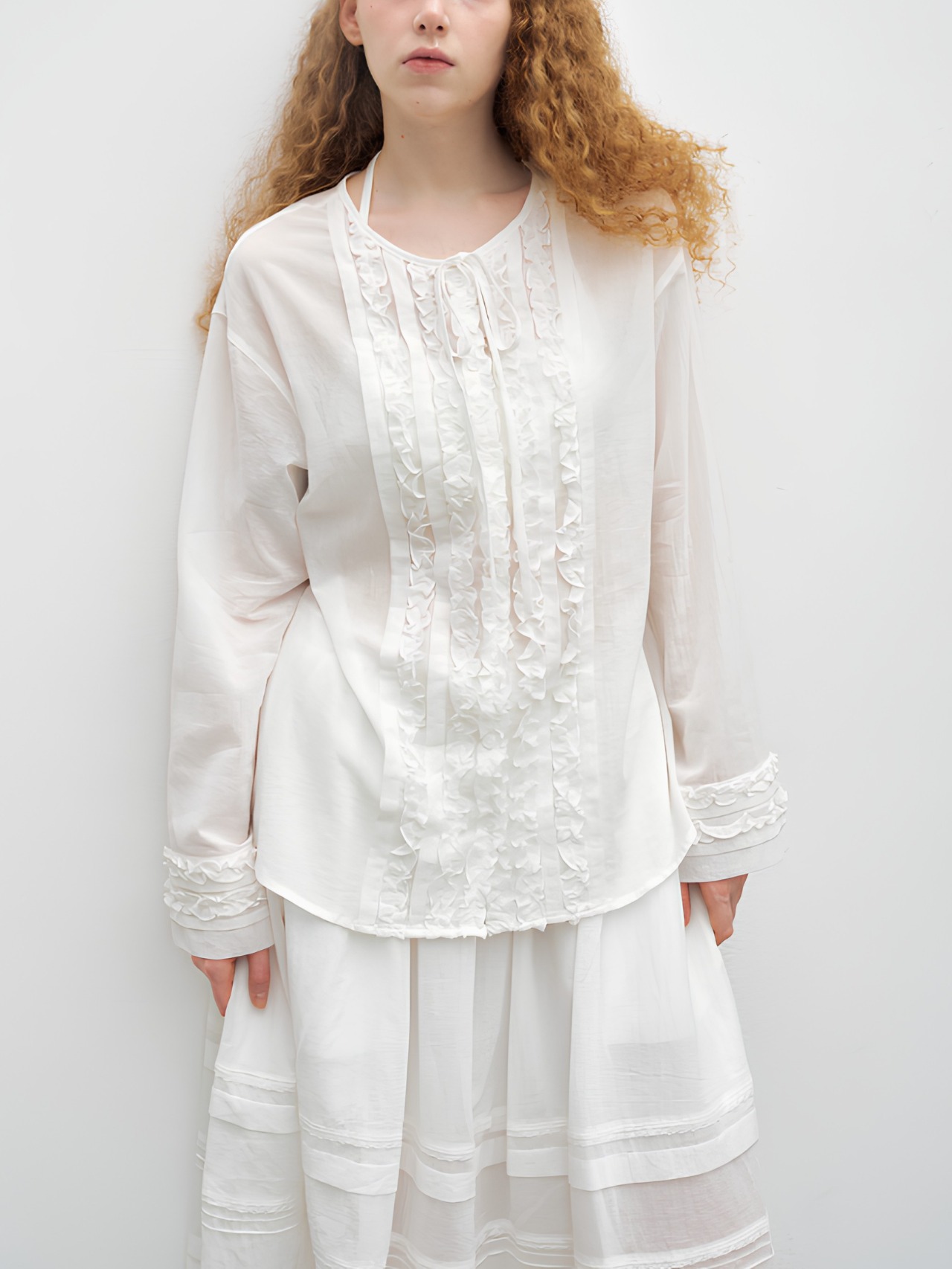 Ancienne Frill Blouse F0684