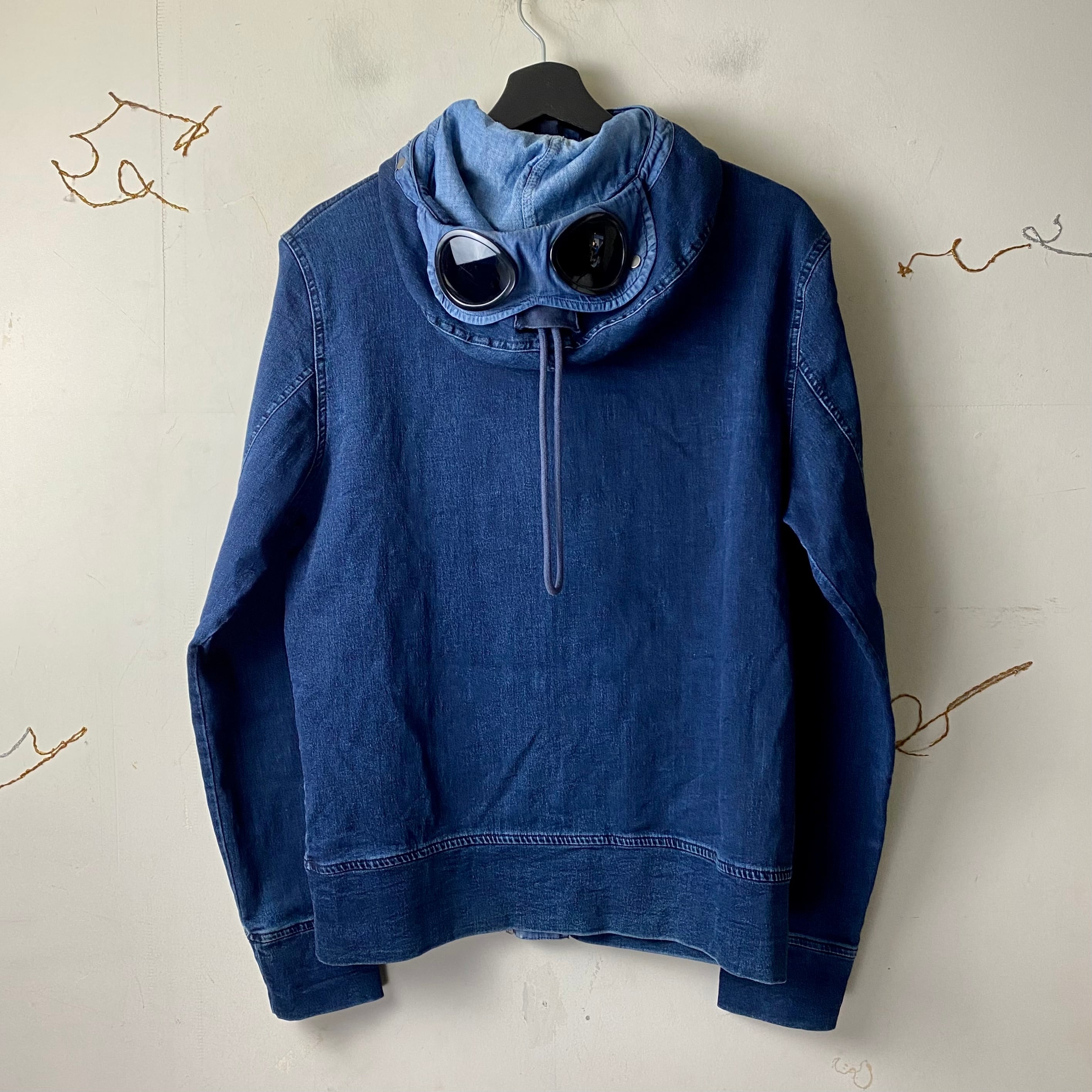 vintage C.P.COMPANY “goggles” denim jacket | NOIR ONLINE