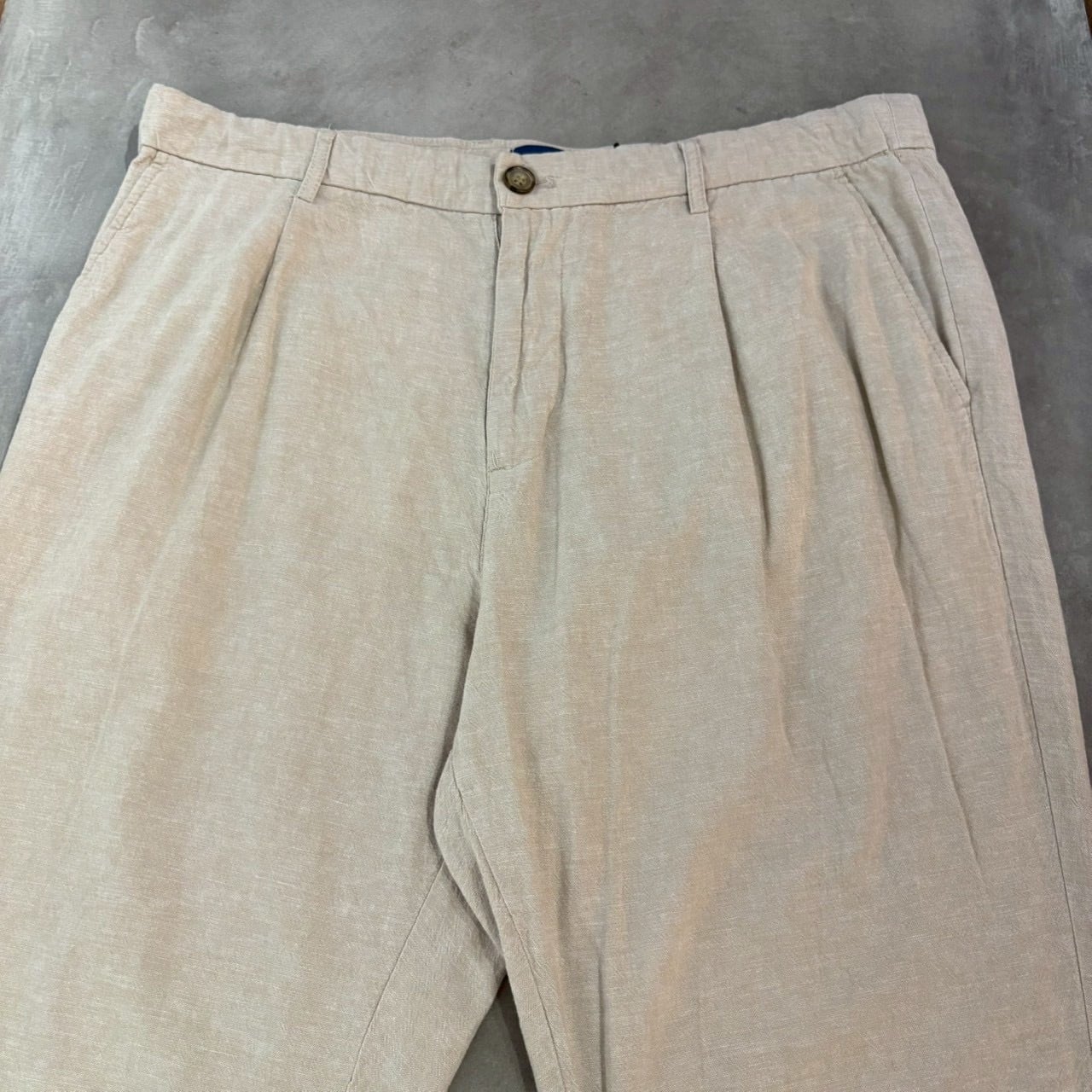 安いねぇ!!” 00s OLD NAVY Linen Pants size:XL (ivory) オールド