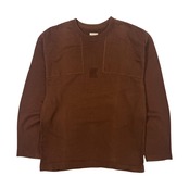 Karl Helmut カールヘルム ステッチデザイン 長袖Tシャツ トレーナー サイズ M /ブラウン