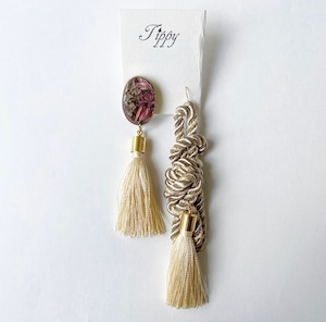 rope tassel pierce / earring