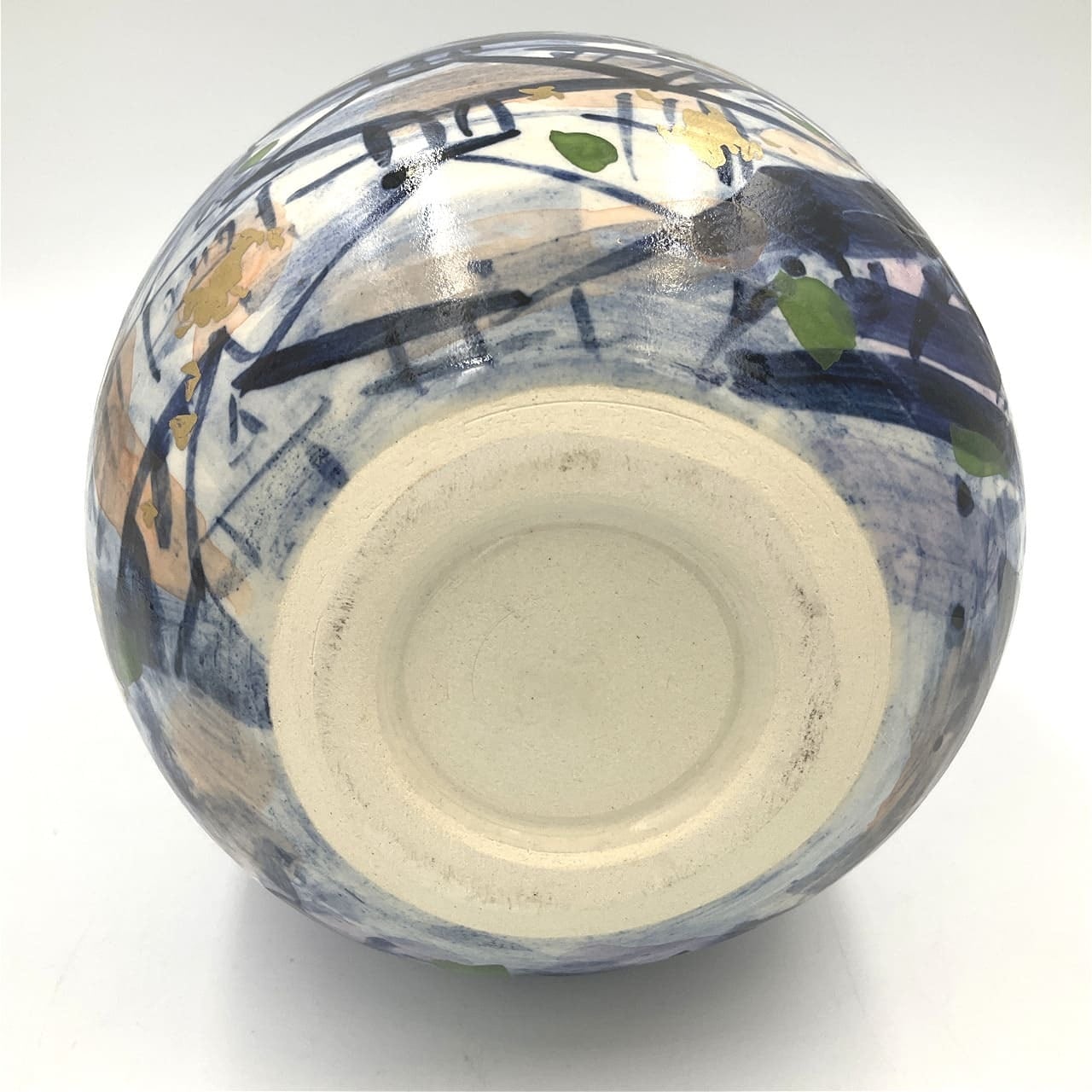 里見焼 陶芸品 花瓶 京焼】赤富士花瓶 里見厚作【箱付き】 | 和光カタヤマ