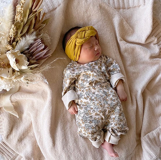 【即納】前開きロンパースセットアップ