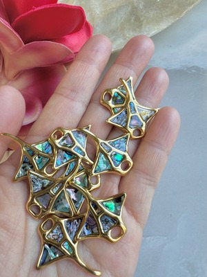 Hawaiian HAHALUA Paua Shell necklace(ハワイアンマンタパウアシェルネックレス)