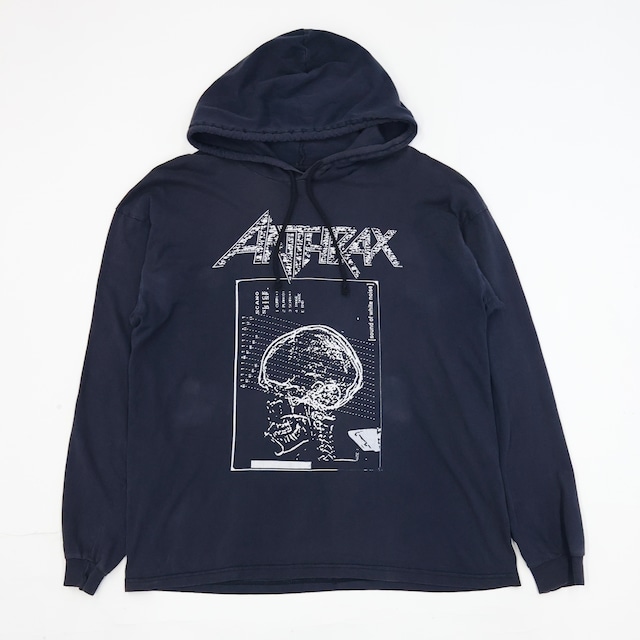 90-00S ANTHRAX PULLOVER TSHIRT HOODIE
