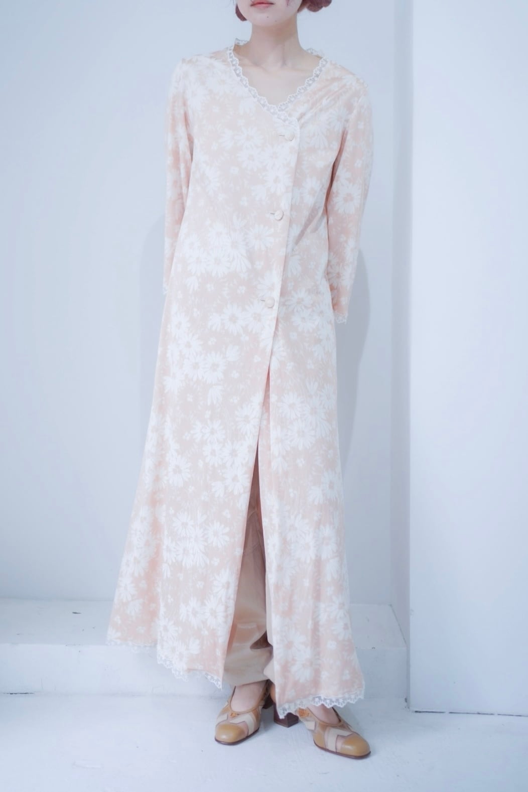 flower print long dress