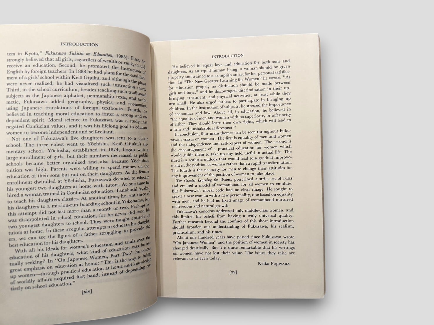 SJ899】Fukuzawa Yukichi on Japanese Women: Selected Works(1988