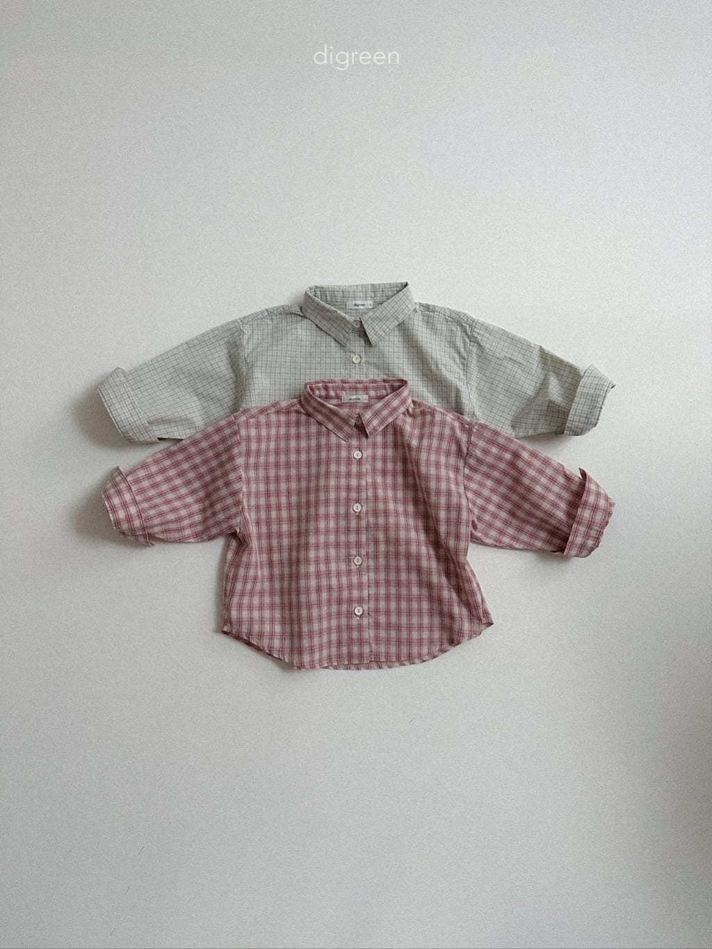 check shirt【digreen】※3月中旬発送予定