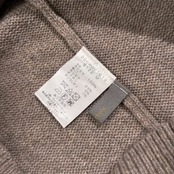 カシミヤ100% Blue ibox タートルネック カシミア ニット ベスト サイズ M /ボトルネック/日本製