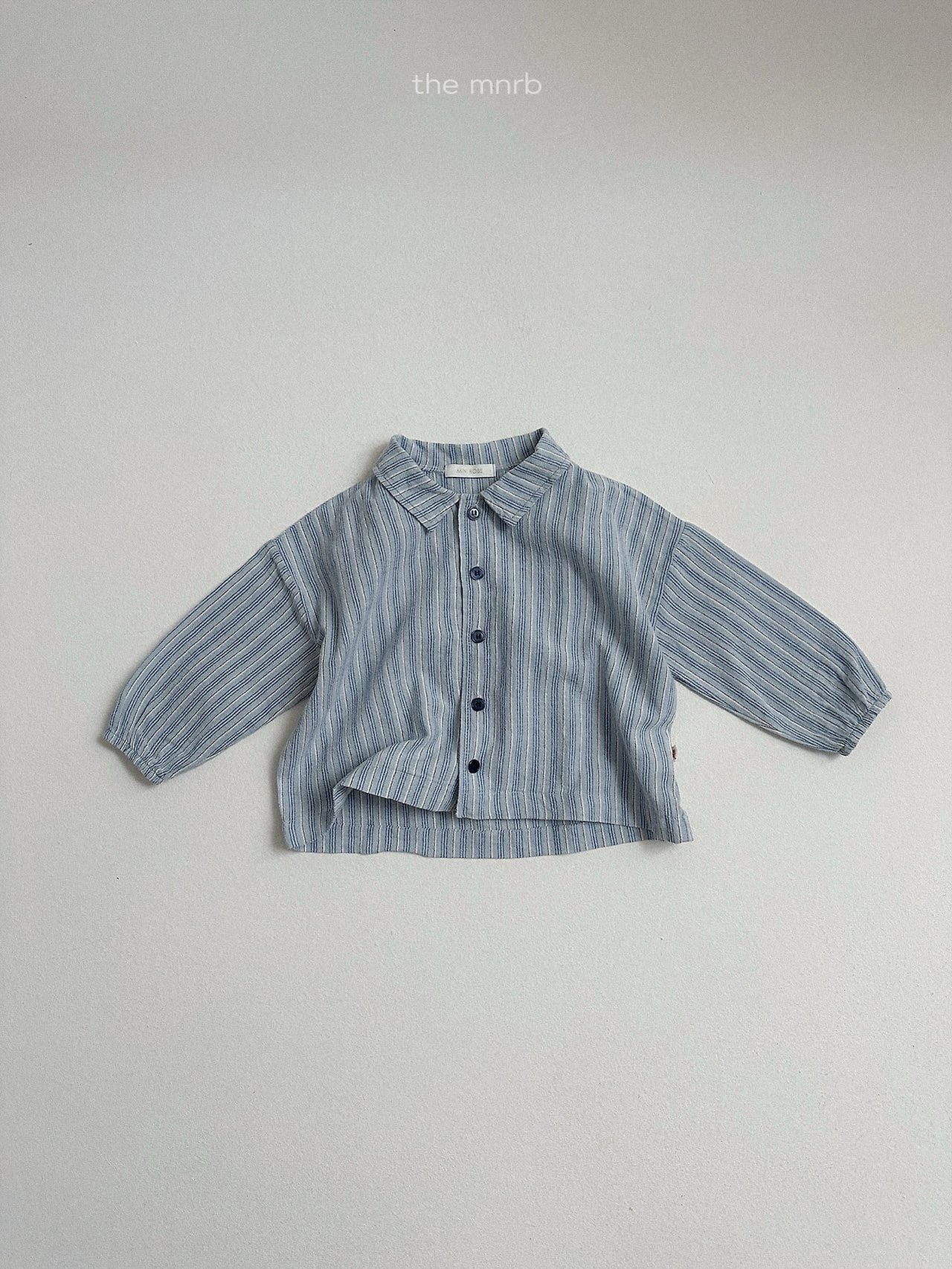 送料無料【予約】/ ウディストライプシャツ / minirobe