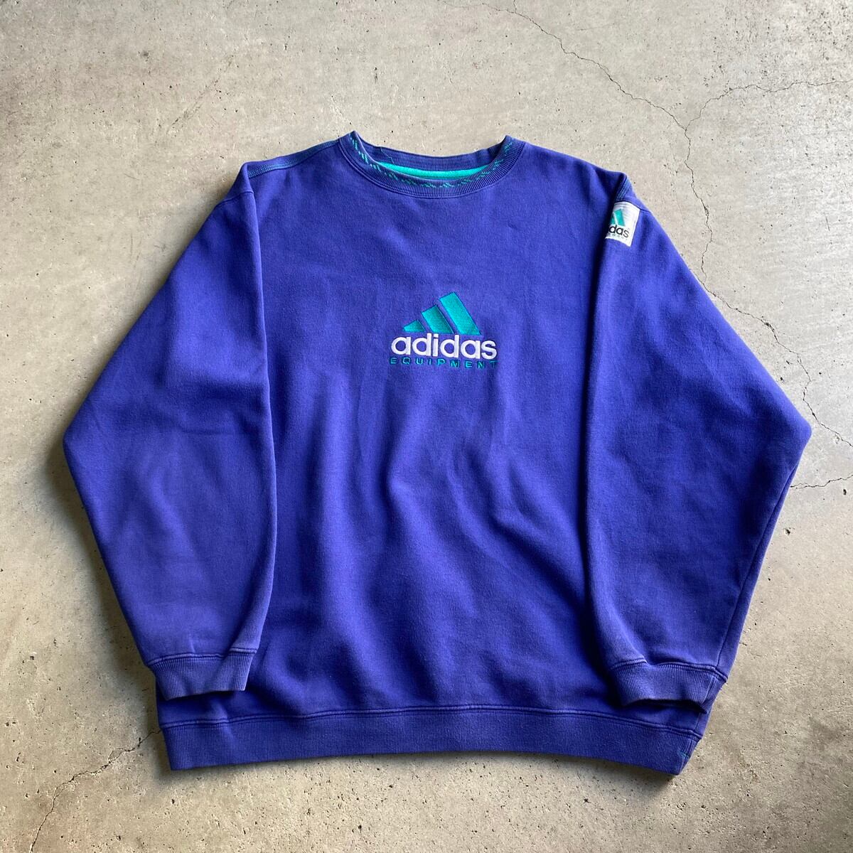 90年代 adidas アディダス EQUIPMENT フロントロゴ刺繍 スウェット メンズM相当 古着 90s ヴィンテージ ビンテージ  エキップメント トレーナー 青紫色 【スウェット】【AL20】【2203AL15】 | cave 古着屋【公式】古着通販サイト