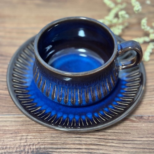 【Vintage 】Gefle/Kosmos(コスモス)2 カップ＆ソーサー