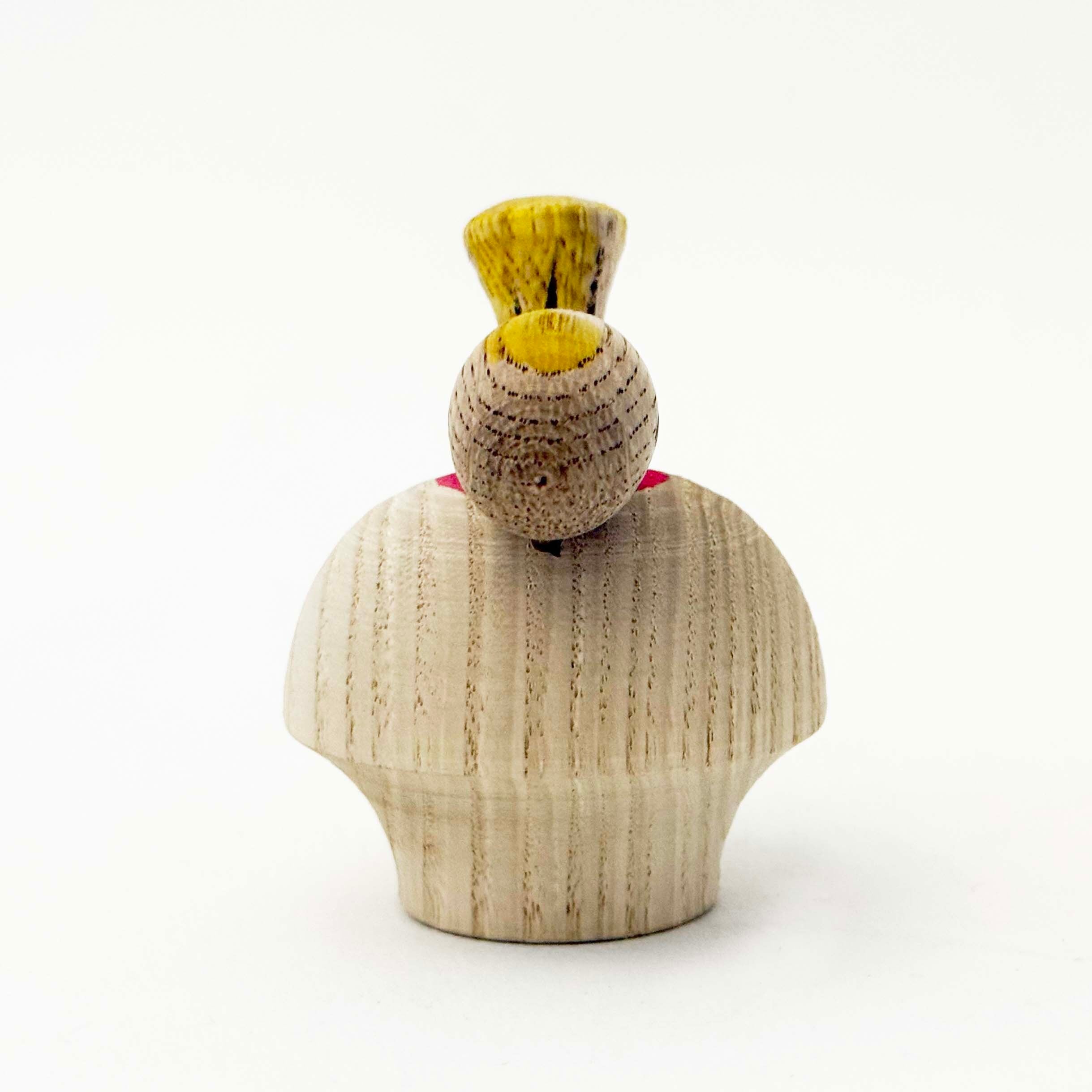 今晃工人本人型こけし（馬）