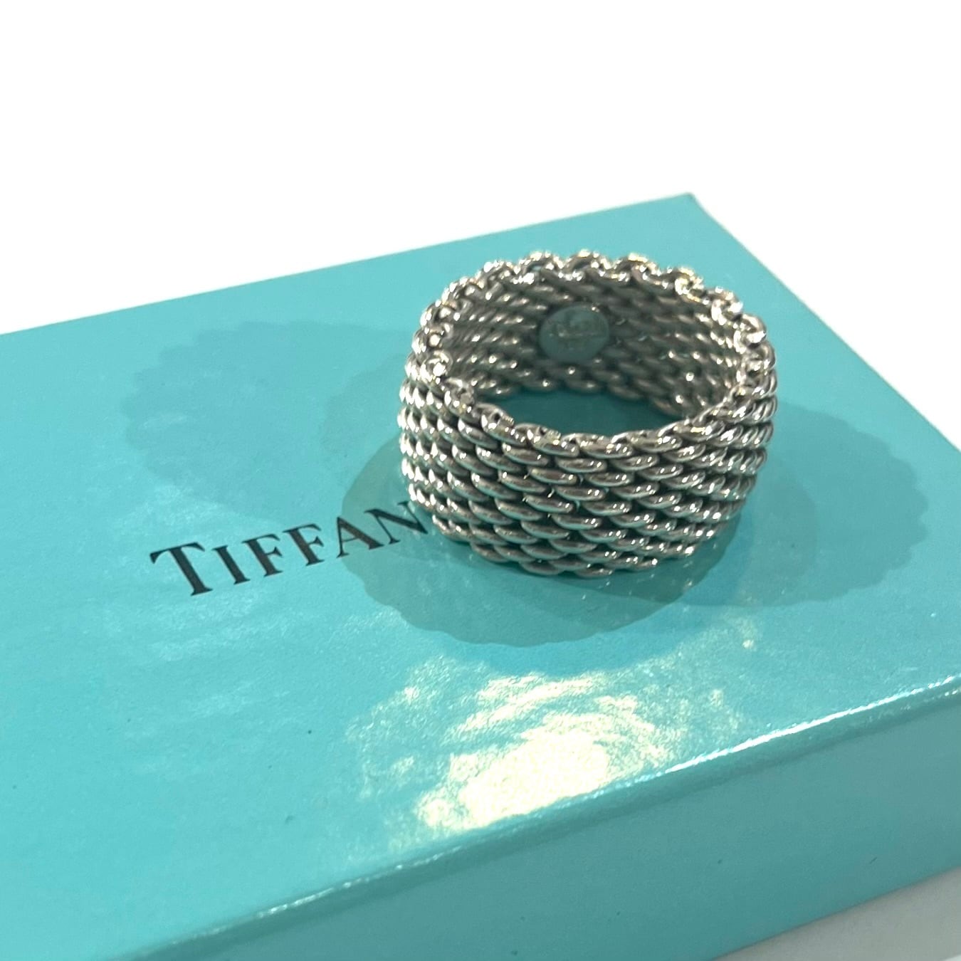 希少【TIFFANY＆CO】2454 【16号】ティファニーサマセットメッシュ