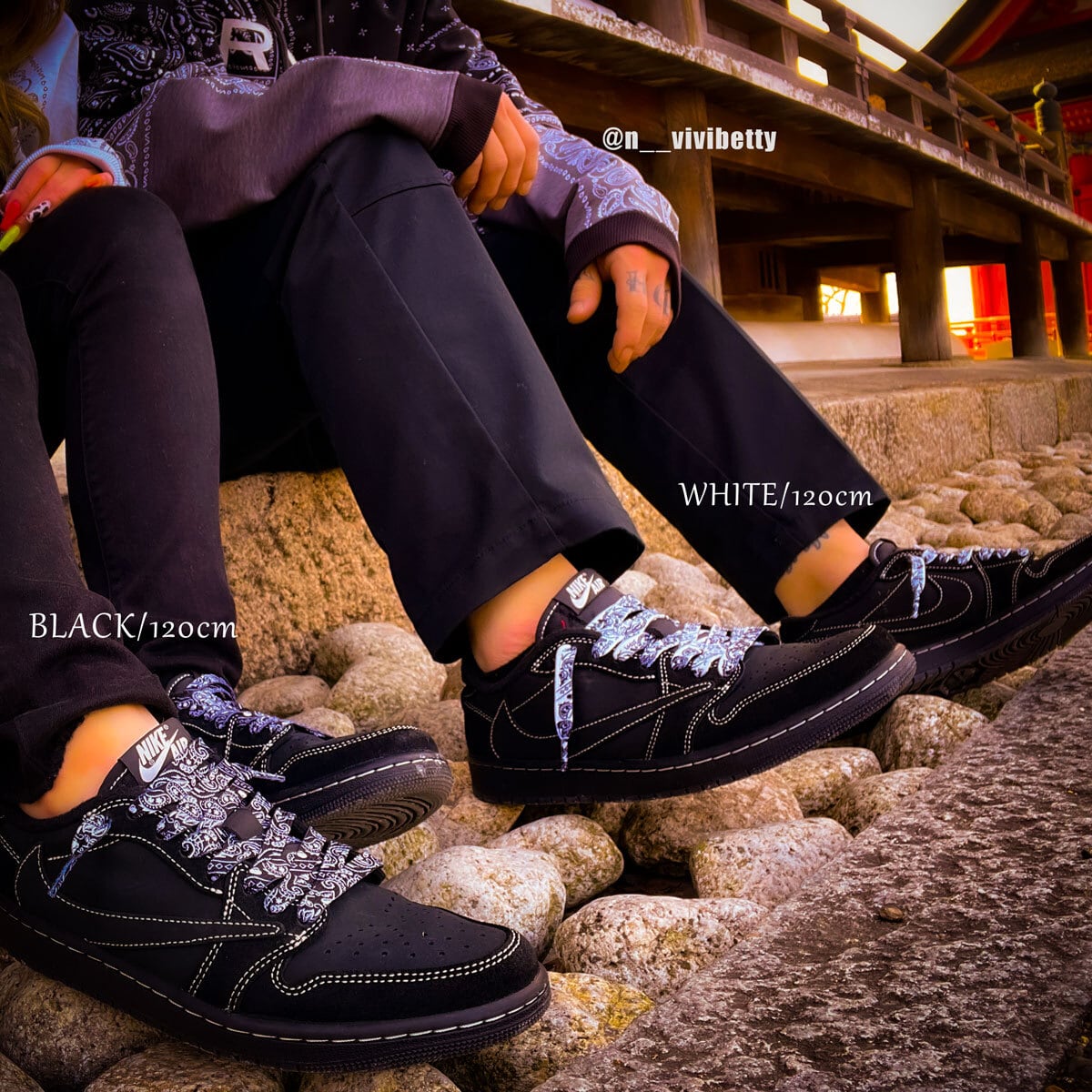 商店 靴紐 ブラック 140cm 靴ひも シューレース shoelaces ロゴ