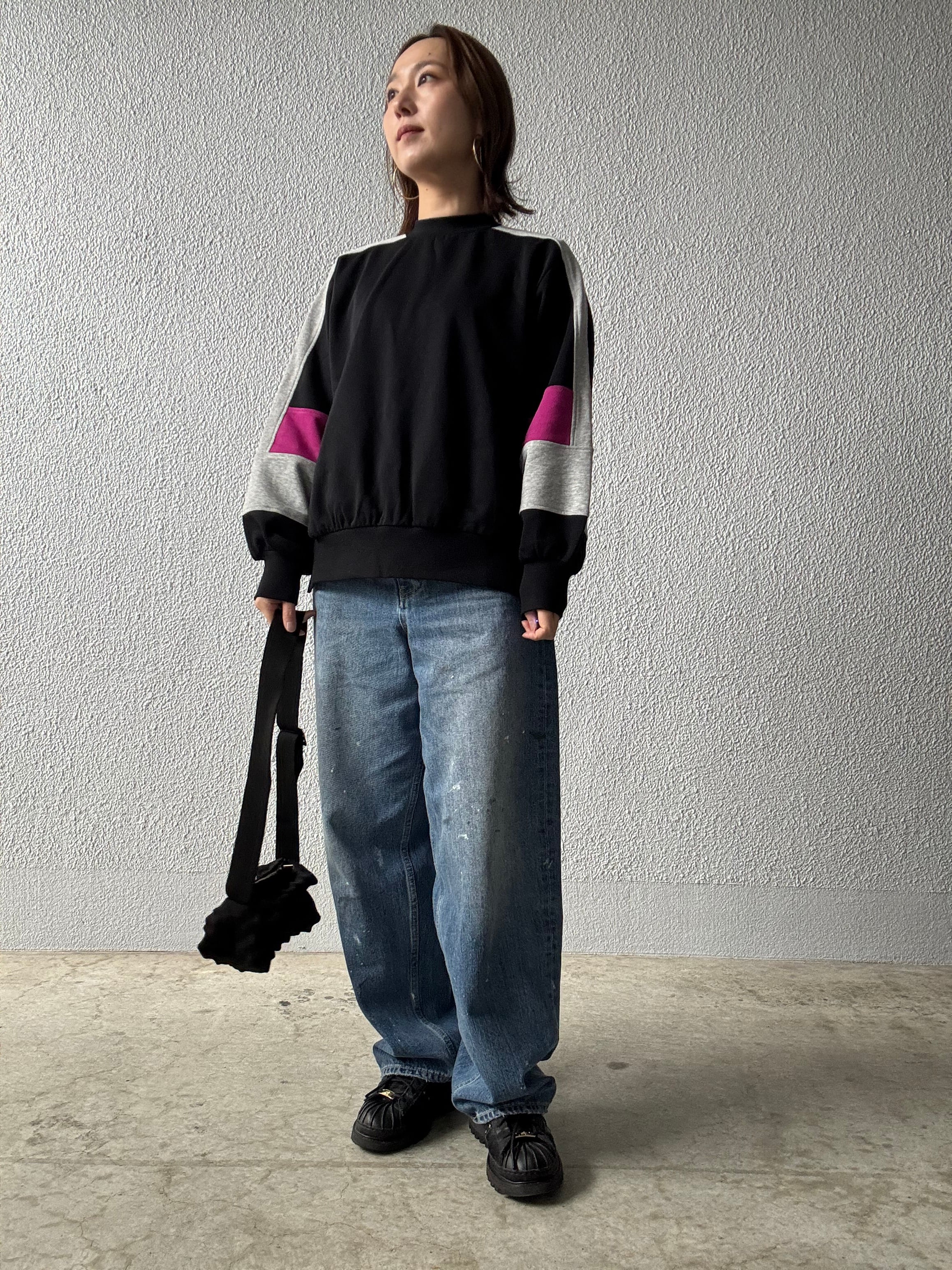 【DONA MARIE】ブロックカラー配色スウェット　145017