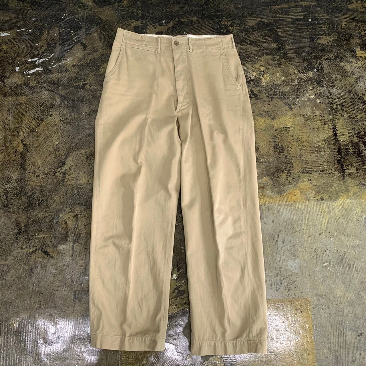 40s US.ARMY chino trousers 1940年代 アメリカ軍 チノトラウザーズ