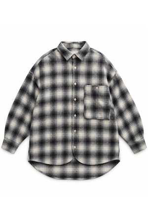 INTERPLAY / USネルチェックover shirt /brown check