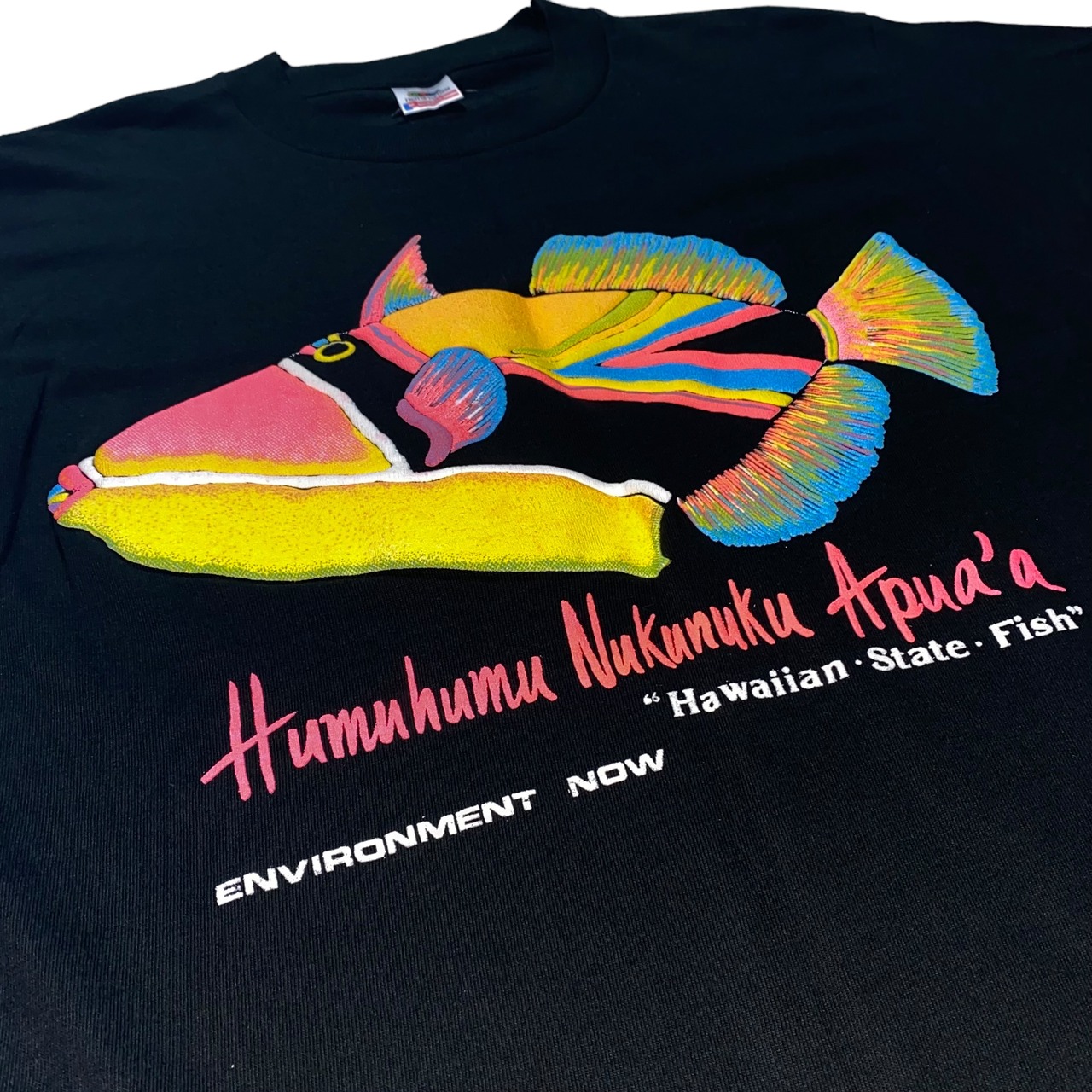 vintage 1990’s “HUMUHUMU NUKUNUKU APUA’A” tee