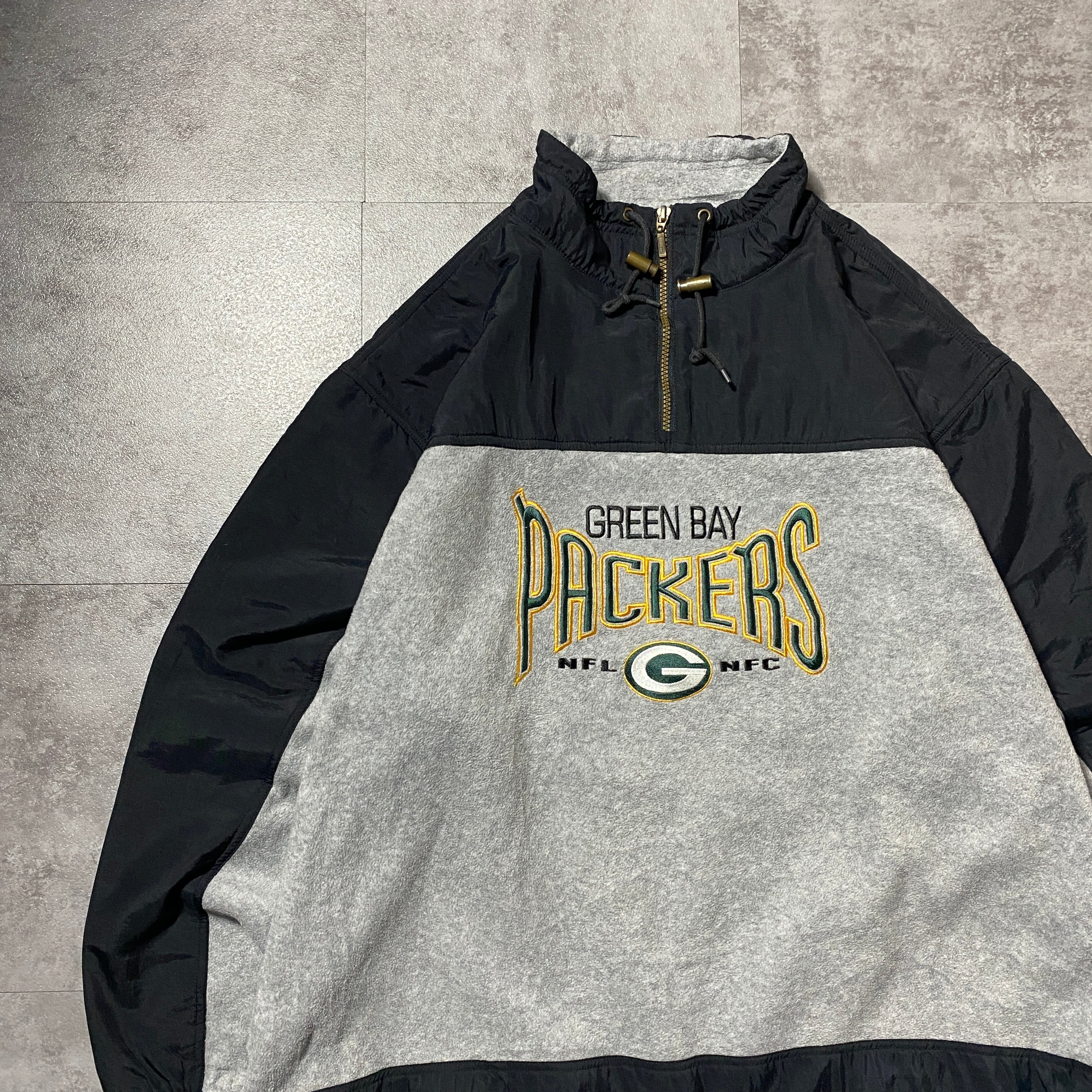 Size.XL】90's Lee Sport NFL PACKERS グリーンベイパッカーズ ハーフ