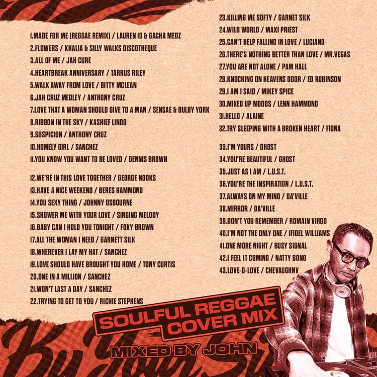 4月15日発売】BY YOUR SIDE vol.10 -SOULFUL REGGAE COVER MIX- MIXED