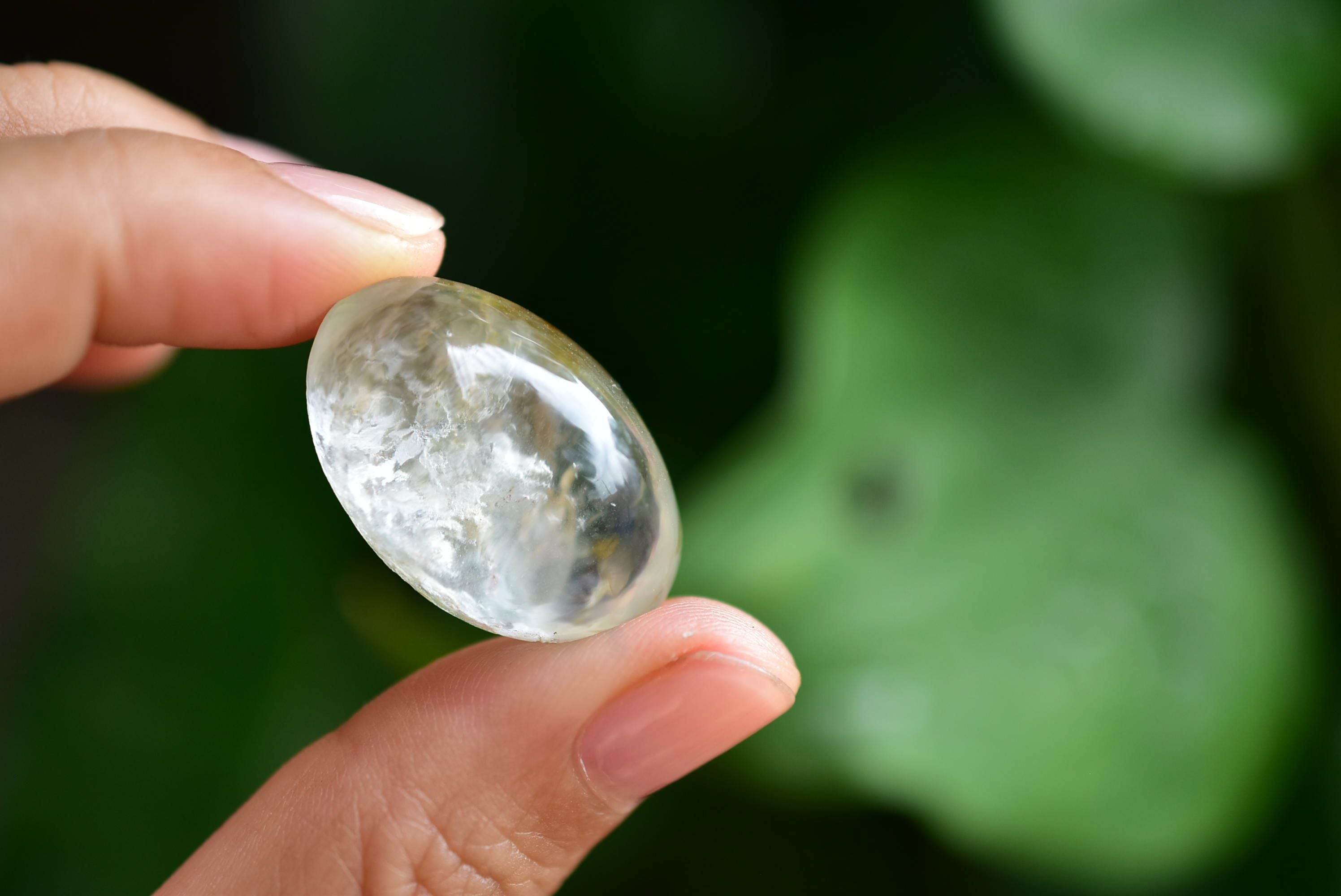 白銀の風☆ ホワイトガーデンクォーツ ルース gar339 | Funky garuda