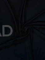 冷感アイスポンチョ（ブラック/グレーロゴA）