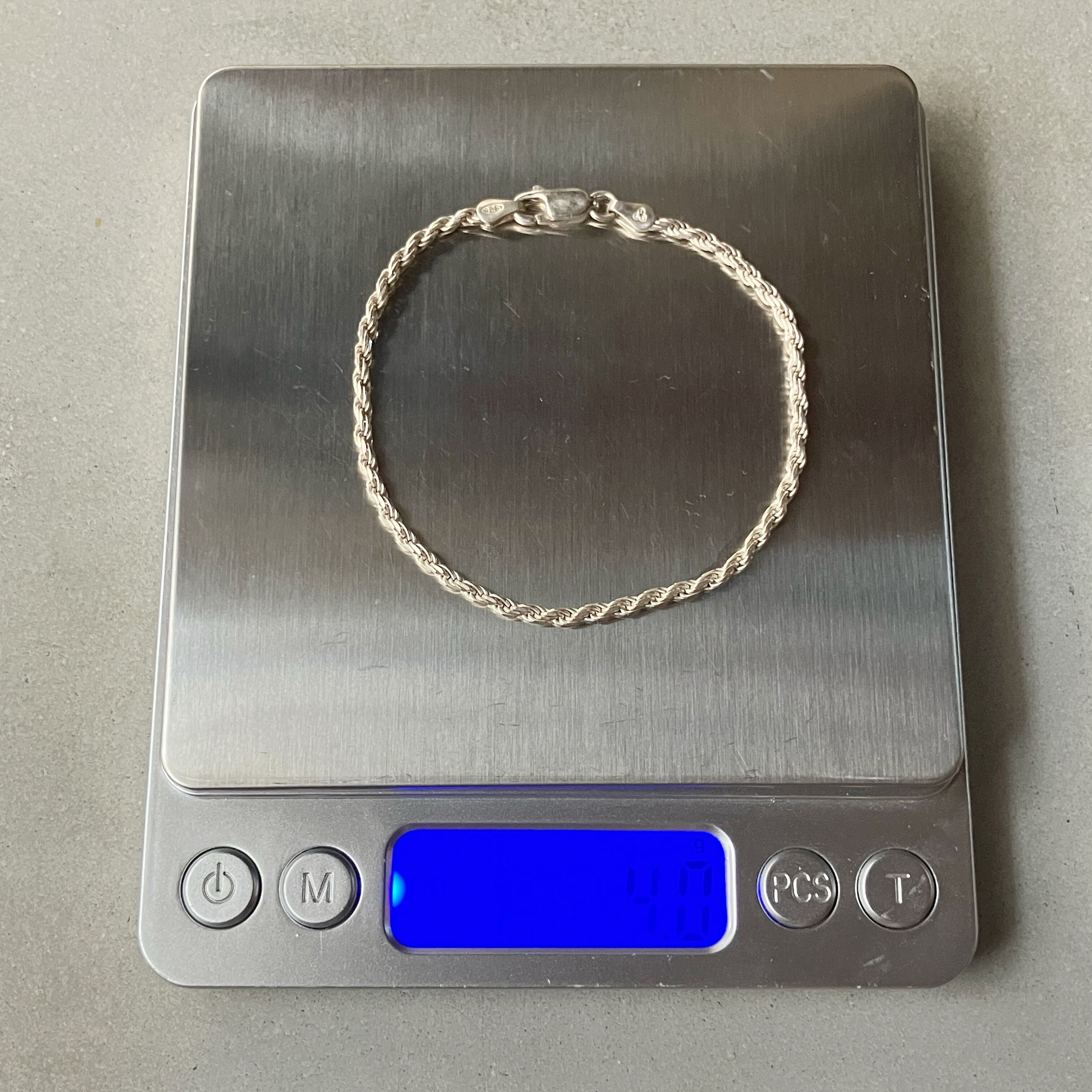 イタリア製 EURO VINTAGE ROPE CHAIN ブレスレット 925 イタリア製 EURO VINTAGE ROPE CHAIN ブレスレット 925 | unune