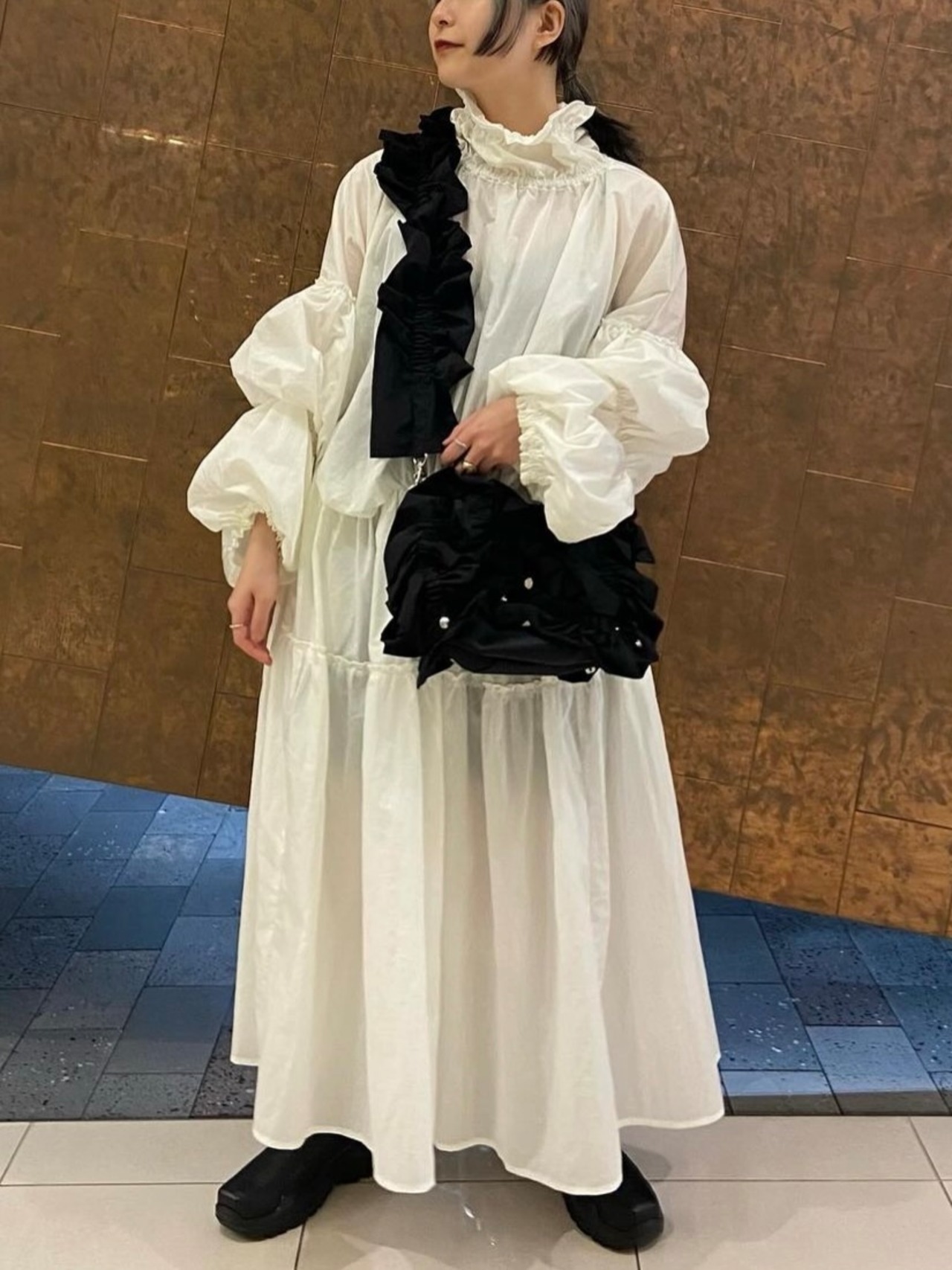 1週間限定価格】HOUGA / jurk別注kikidress｜長袖・七分袖