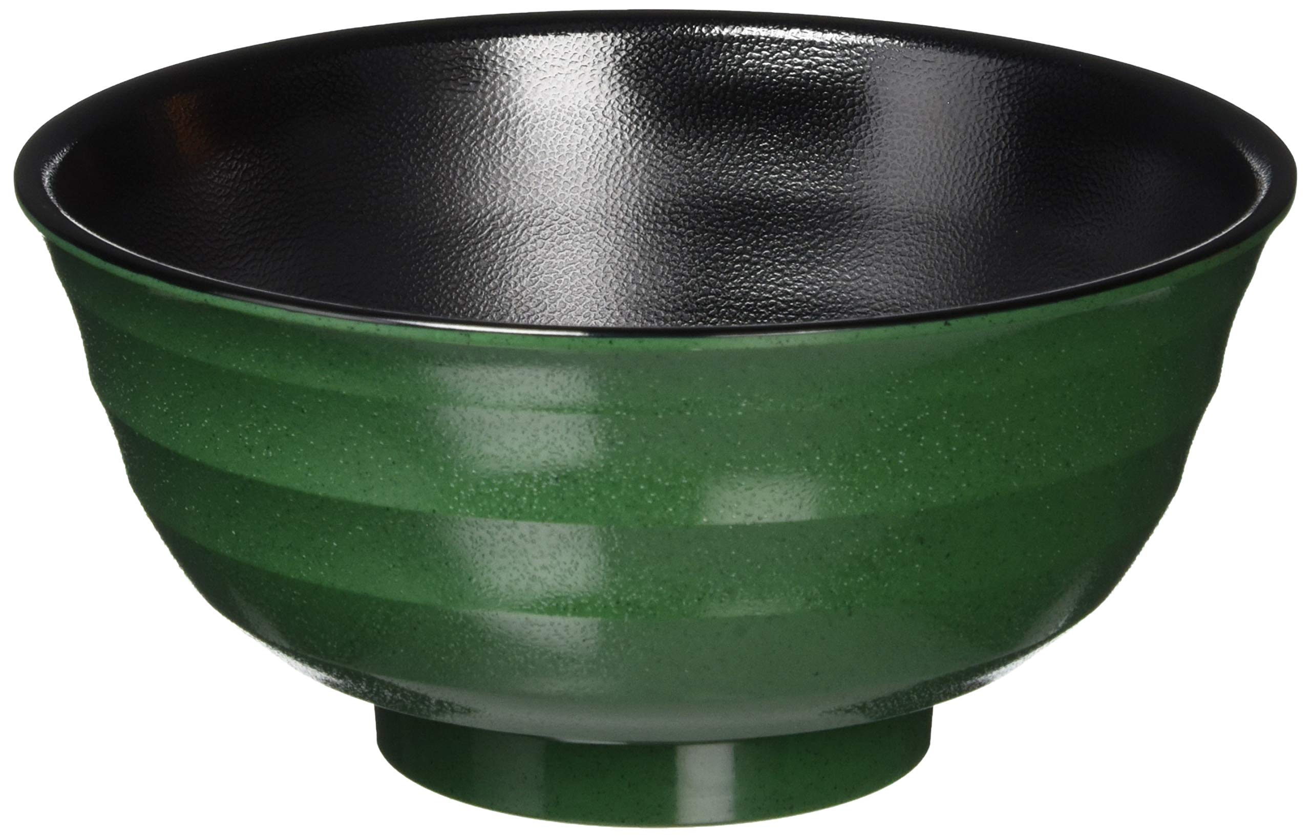 Mannen Melamine うどん鉢 グリーン内黒 GB-K757 メラミン 日本製