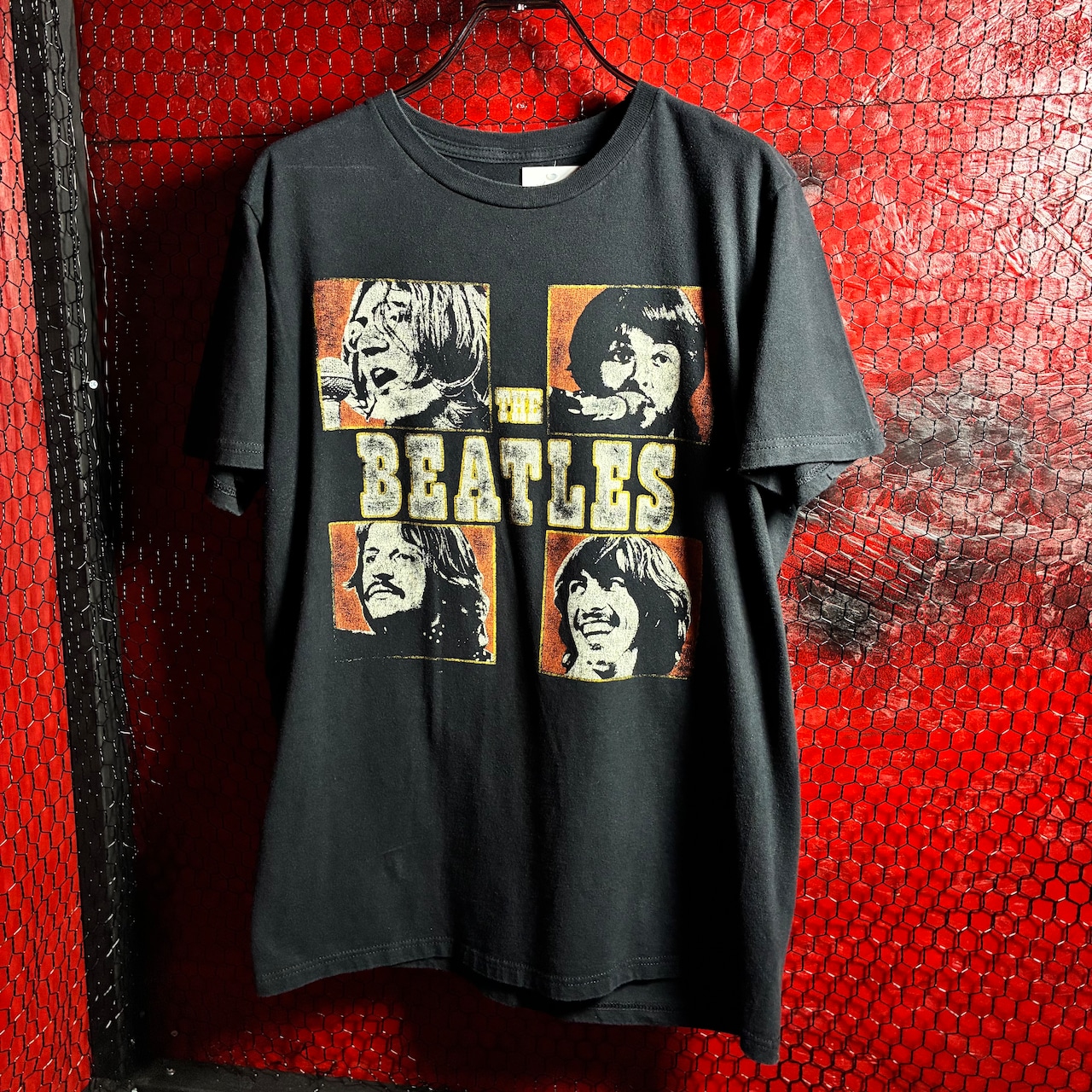 THE BEATLES Let It Be バンドTシャツ 黒 ビートルズ