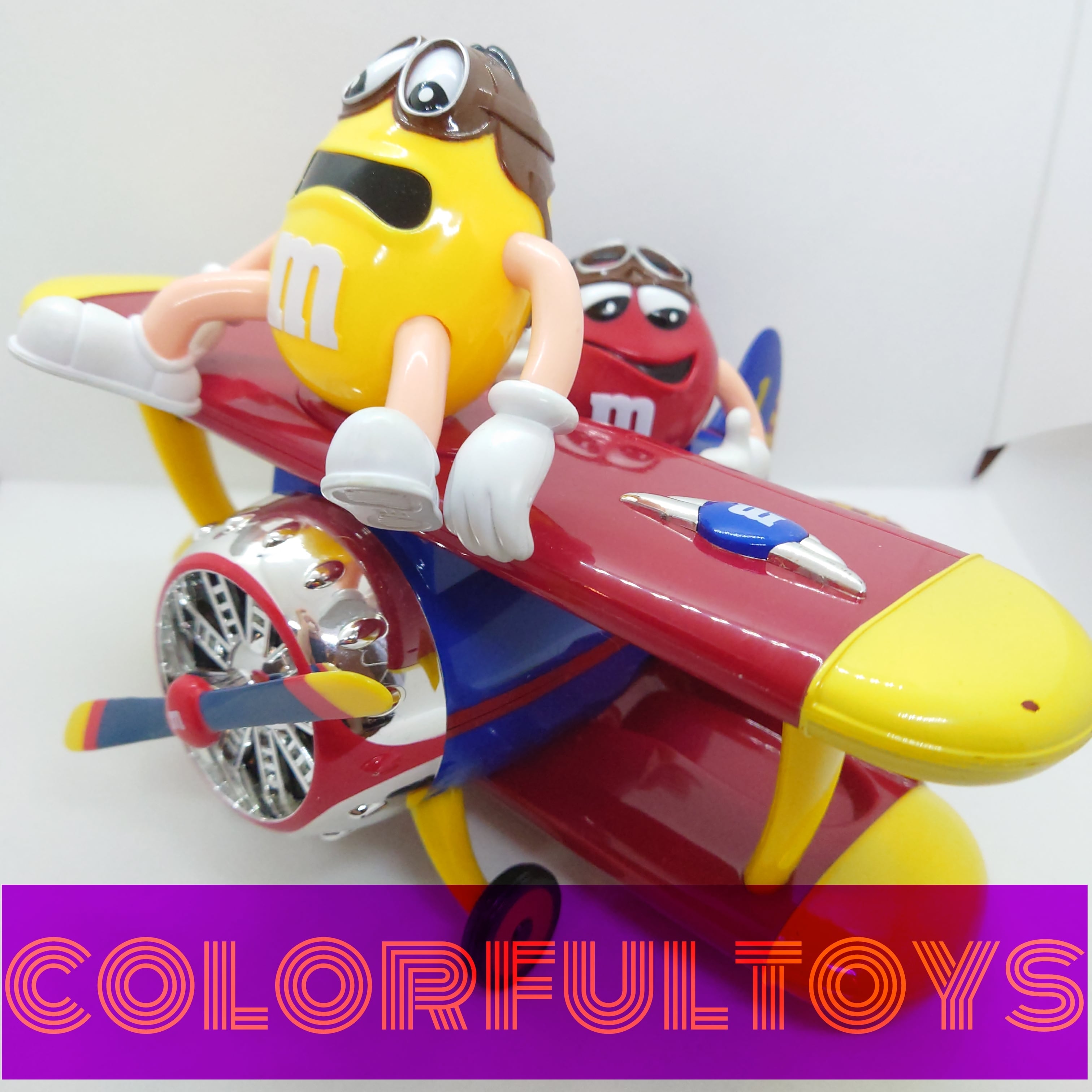 エムアンドエムズ ディスペンサー 飛行機 エムチョコ | COLORFUL TOYS