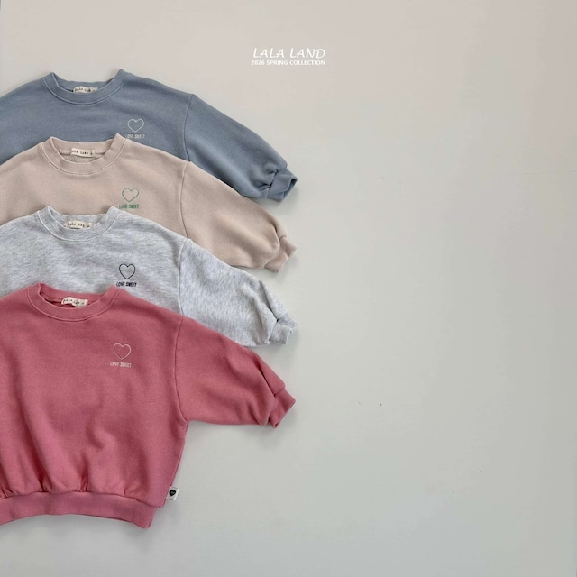予約⌇LaLa land / Sweet heart sweatshirt
