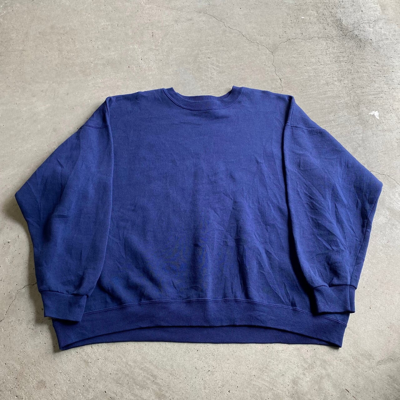 新品 90s USA製 Lee リー 無地スウェット 紺系【L】