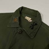 70s 米軍 アメリカ軍 U.S.ARMY ユーティリティ ミリタリー シャツ ジャケット 14 1/2 × 33/8405-00-781-8946/カーキ