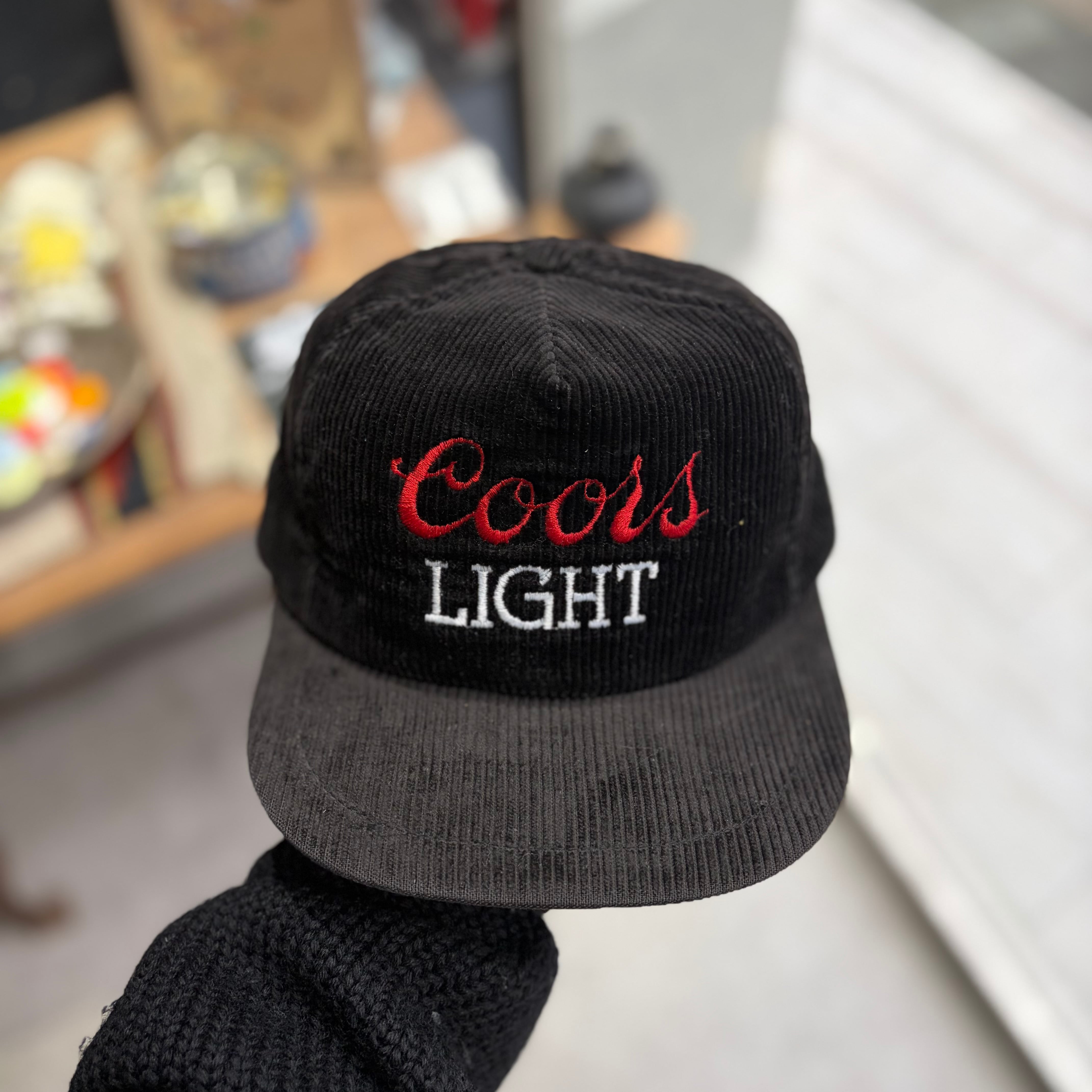 ~90s "Coors LIGHT" corduroy cap【仙台店】
