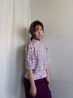 70’s Half sleeve blouse Made in W.Germany