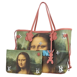 Unused LOUIS VUITTON ルイヴィトン ネヴァーフルMM マスターズコレクション モナリザ M43325 ダヴィンチ ジェフクーンズ トートバッグ 未使用