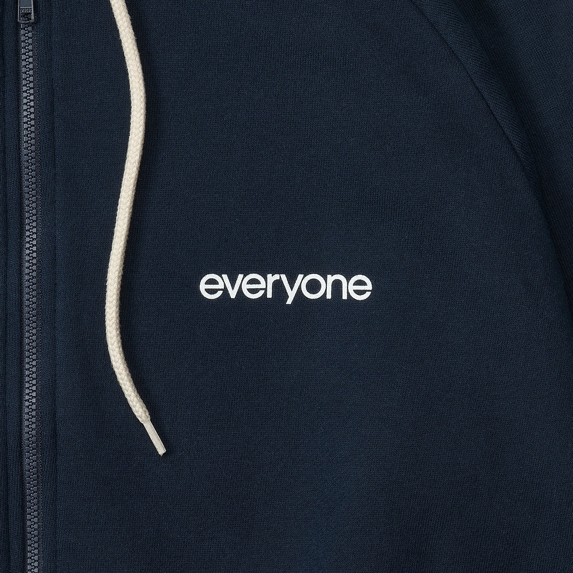 everyone original logo zip up hoodie (NAVY) | everyone