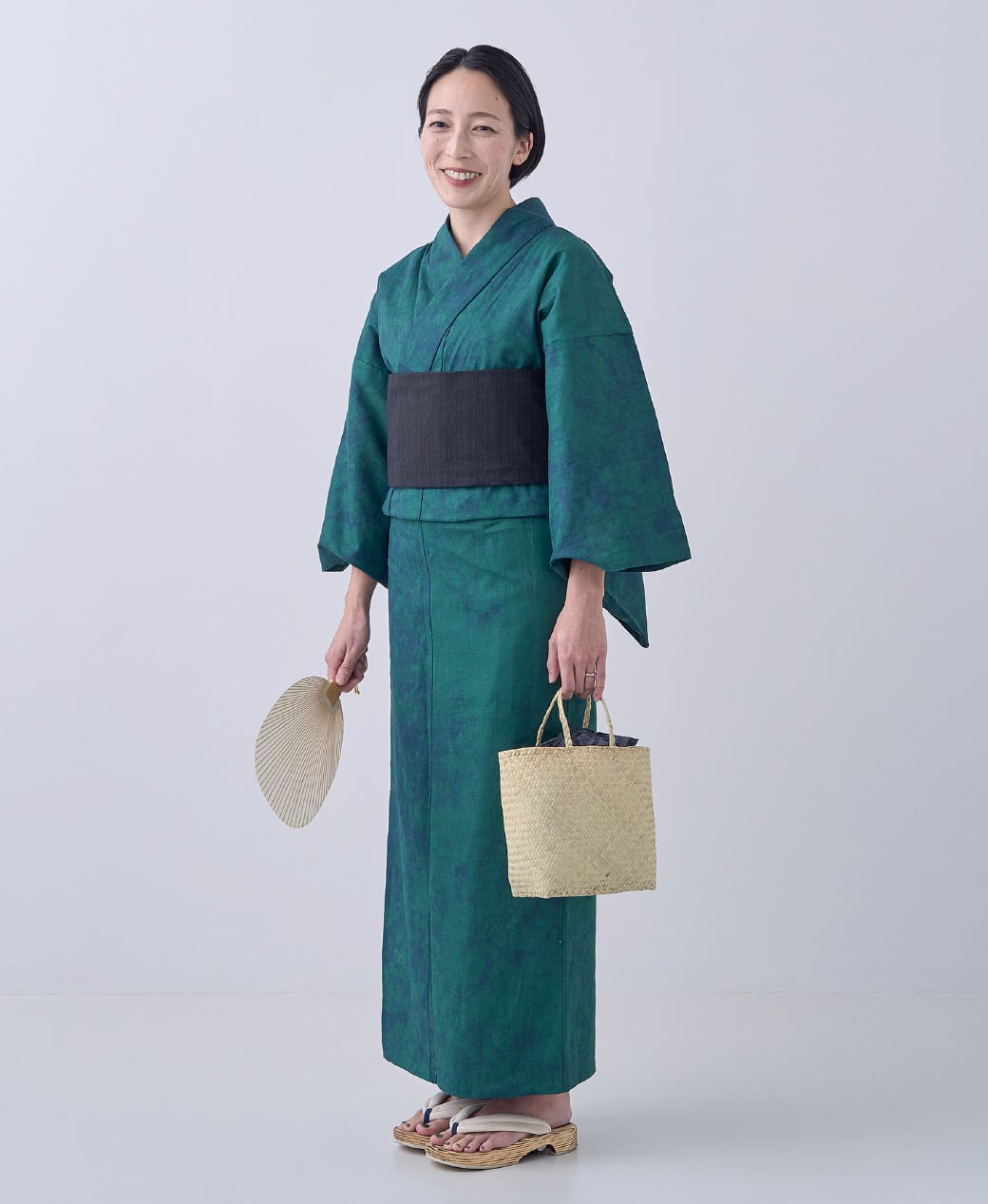 YUKATA 籠染 深緑 | KIRISEN 桐染