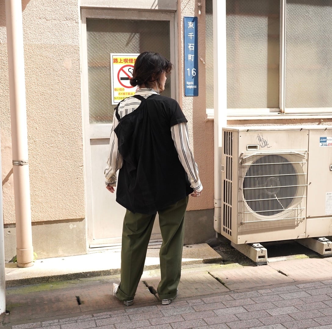 77circa(ナナナナサーカ)''circa make layered asymmetry sleeve top