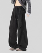 Heavy Washed Wide Pants（95％/40％）