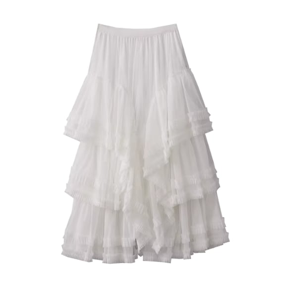 ティアードフリルチュールスカート A3553
