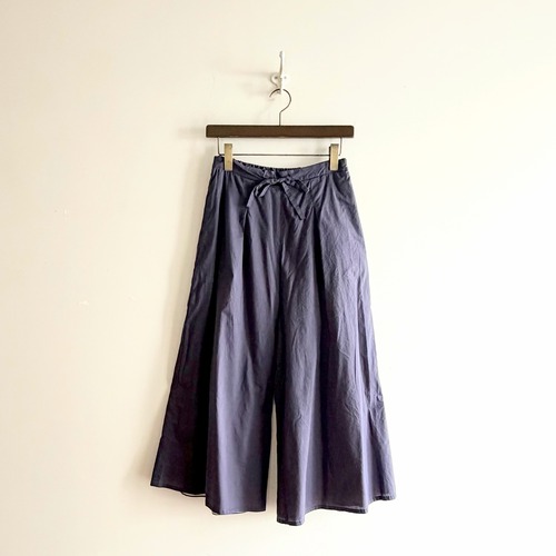 C30598 【Tamiyo】Cotton Washed Lawn Hakama Pants